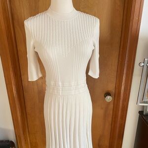 Ted Baker Cream Mid Sleeve Dress